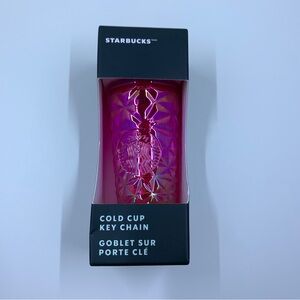 Starbucks key chain cup